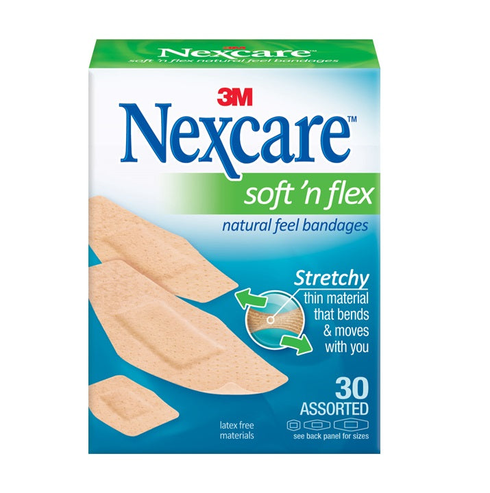 Nexcare Soft 'n Flex Bandages Knee and Elbow