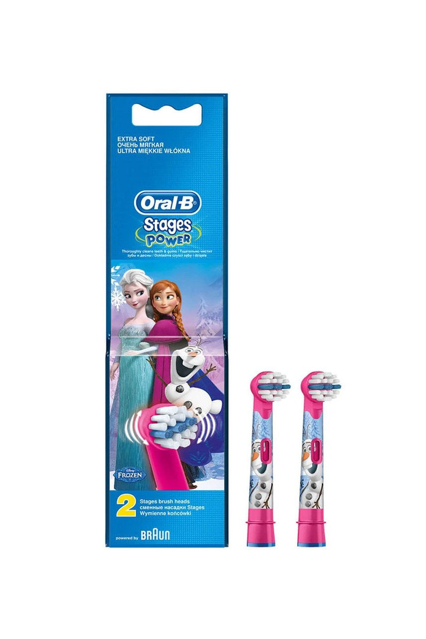Oral B Replacement Brush Heads Kids Frozen - 2pk