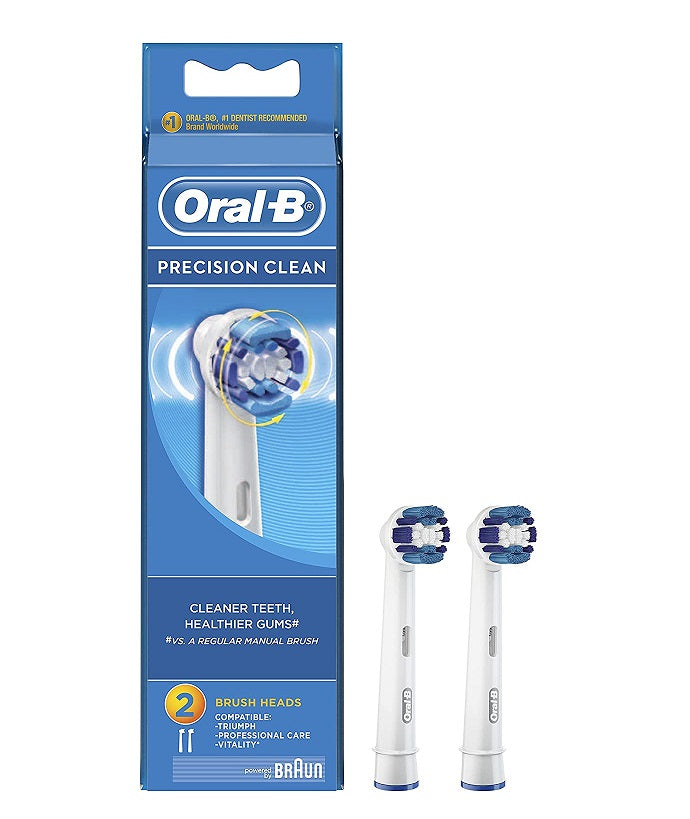 Oral B Replacement Brush Heads Precision Clean EB17 - 2pk