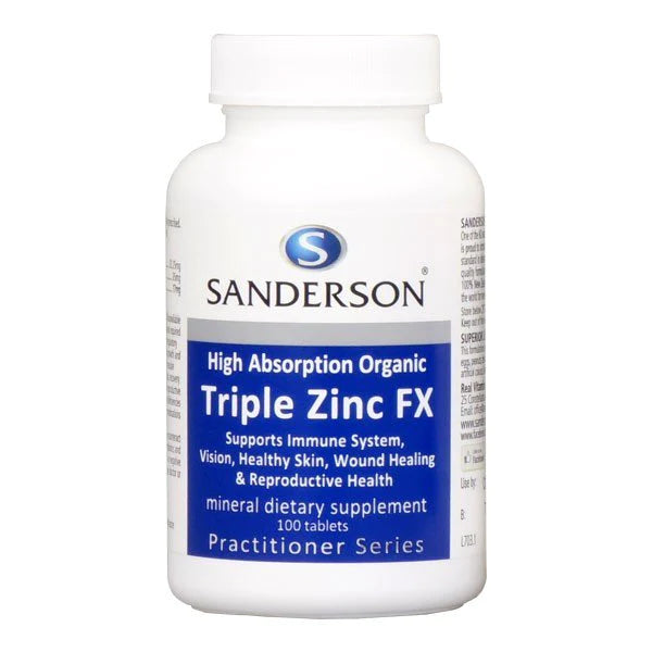 Sanderson Triple Zinc FX - 100 tabs