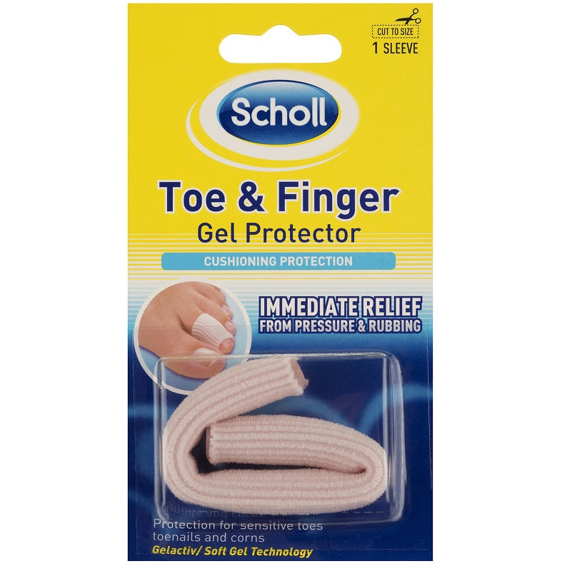 Scholl Toe & Finger Gel  Protector - 1 sleeve